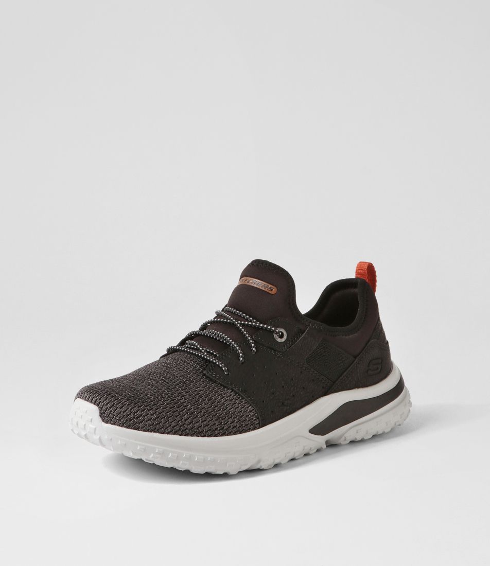 Solvano Caspian Black Mesh Sneakers