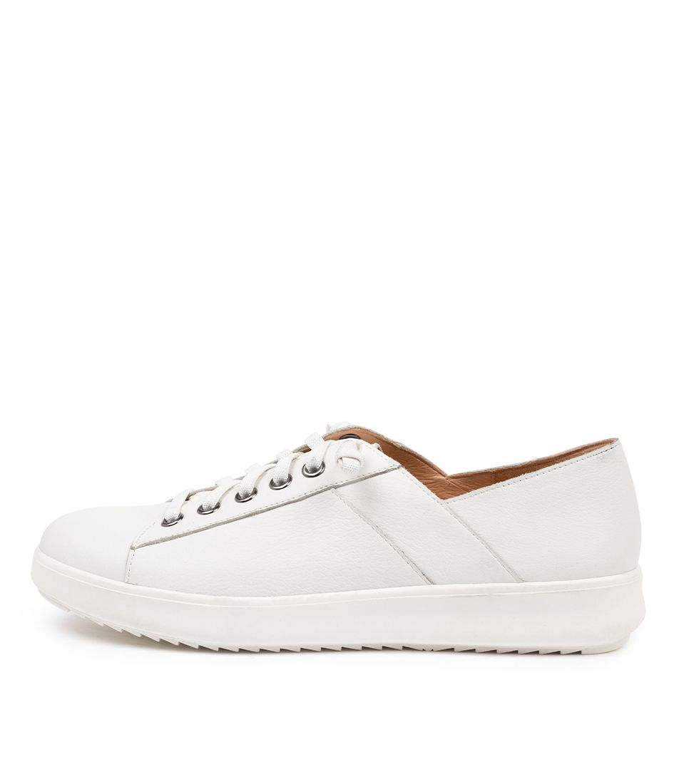 ZAYLAH SU WHITE WHITE SOLE LEATHER