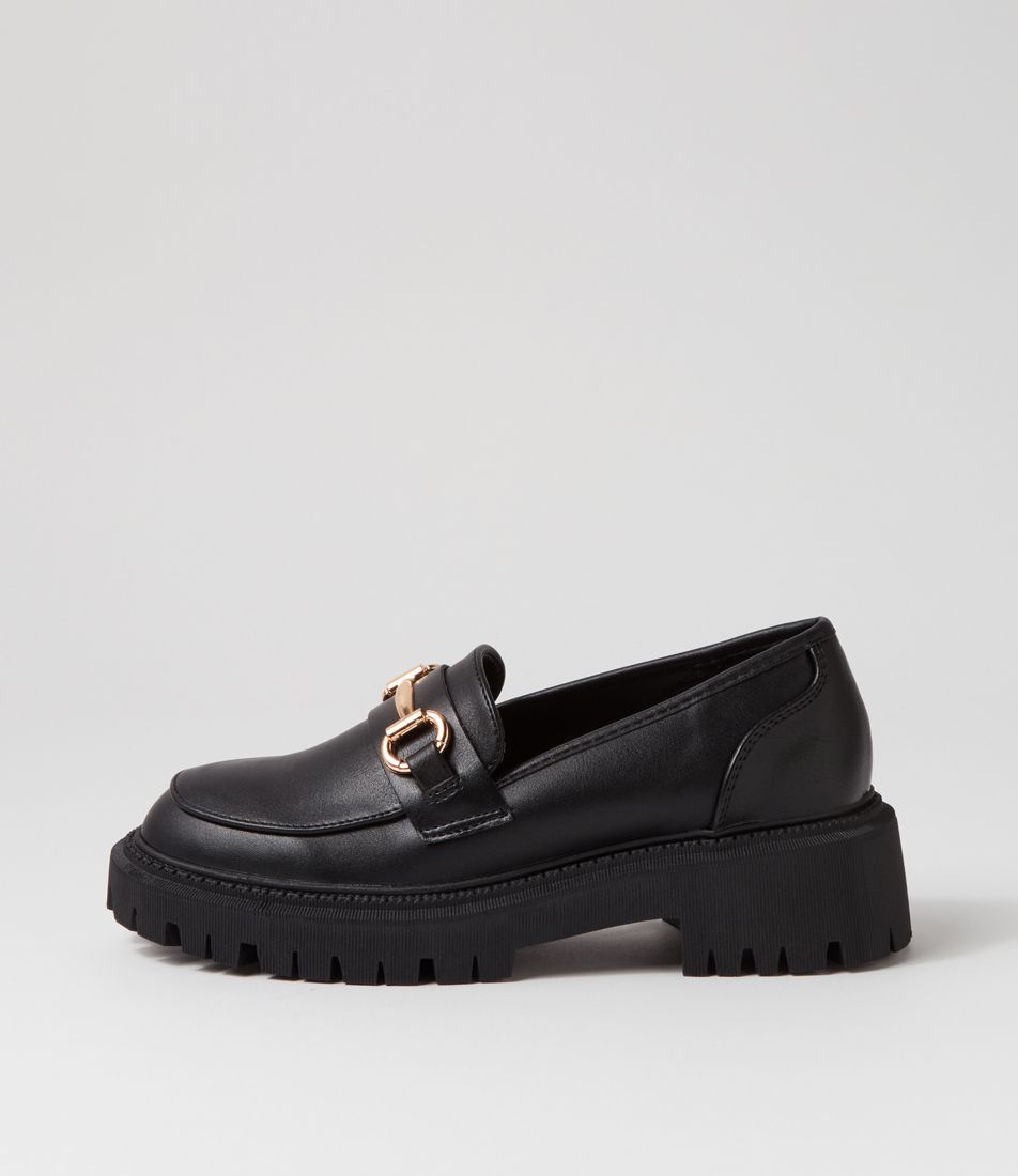 Extenda Black Loafers