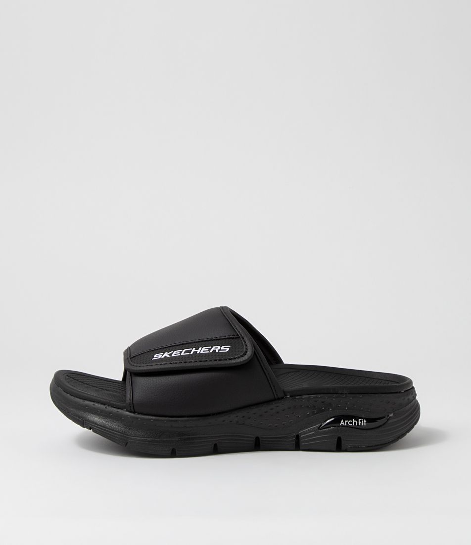 Arch Fit Sandal Black Slides