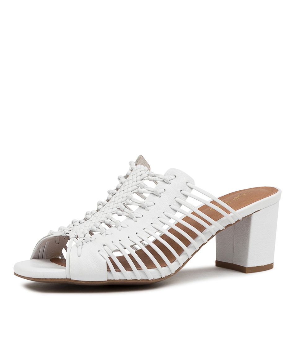 GNETTA WHITE LEATHER