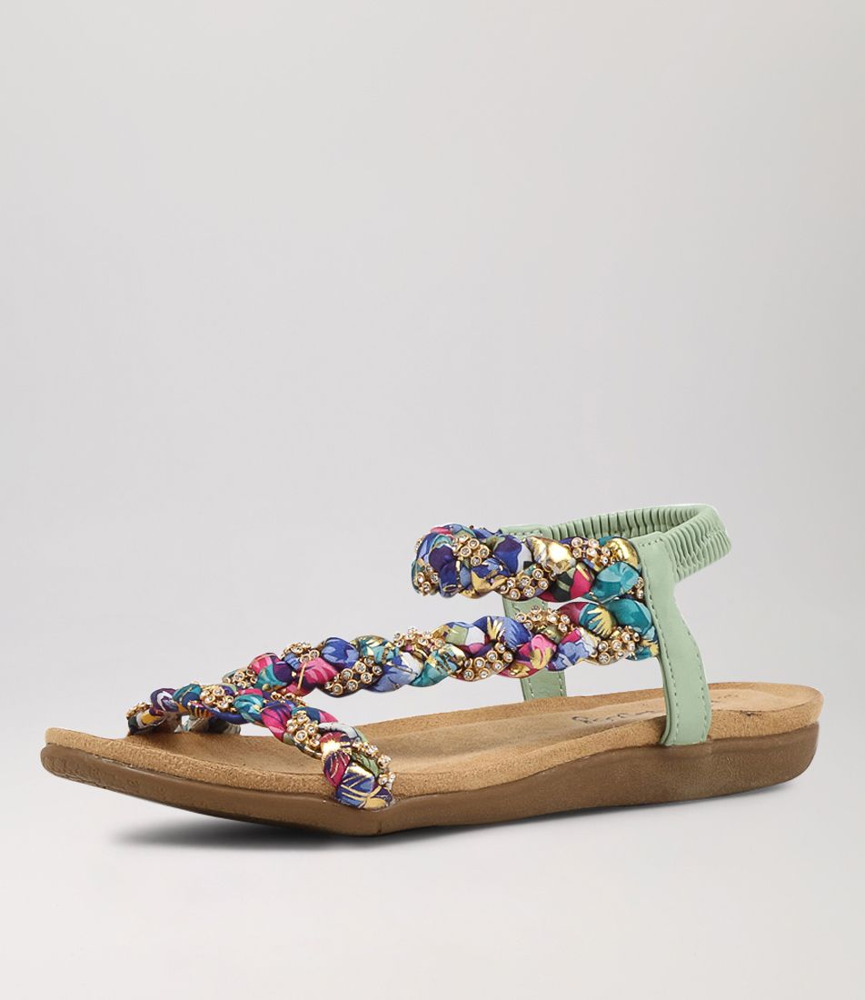 Frazel Sage Multi Sandals