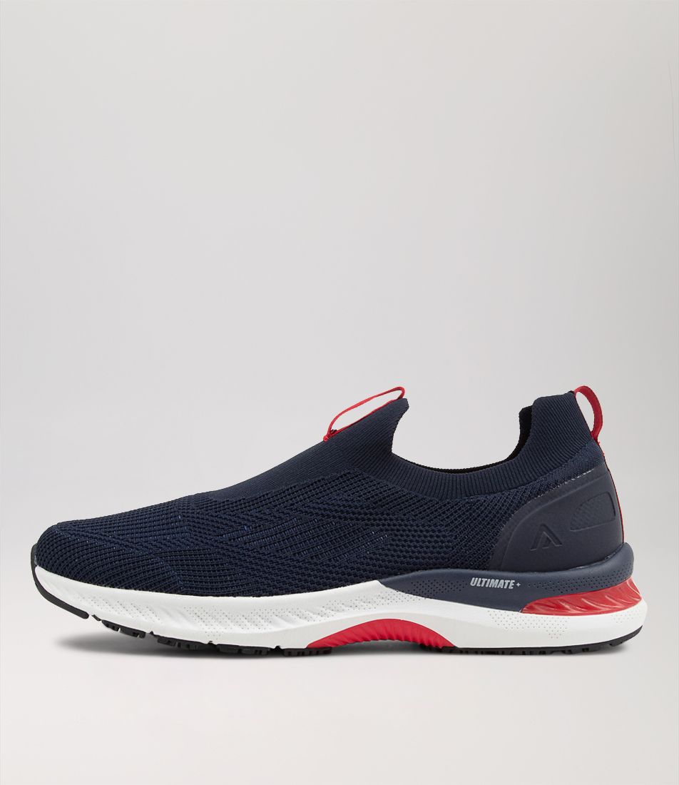 Crane Navy Mesh Sneakers