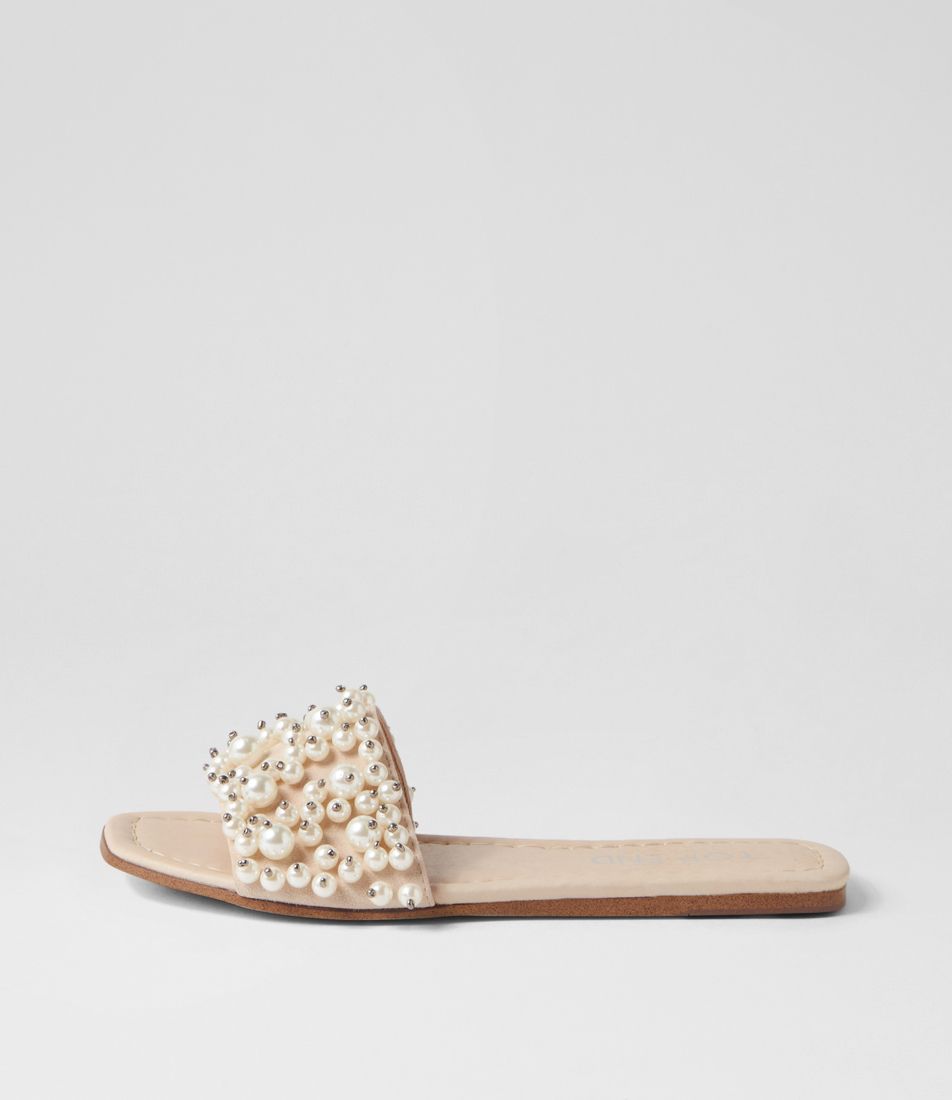 Leander Sand Suede Slides