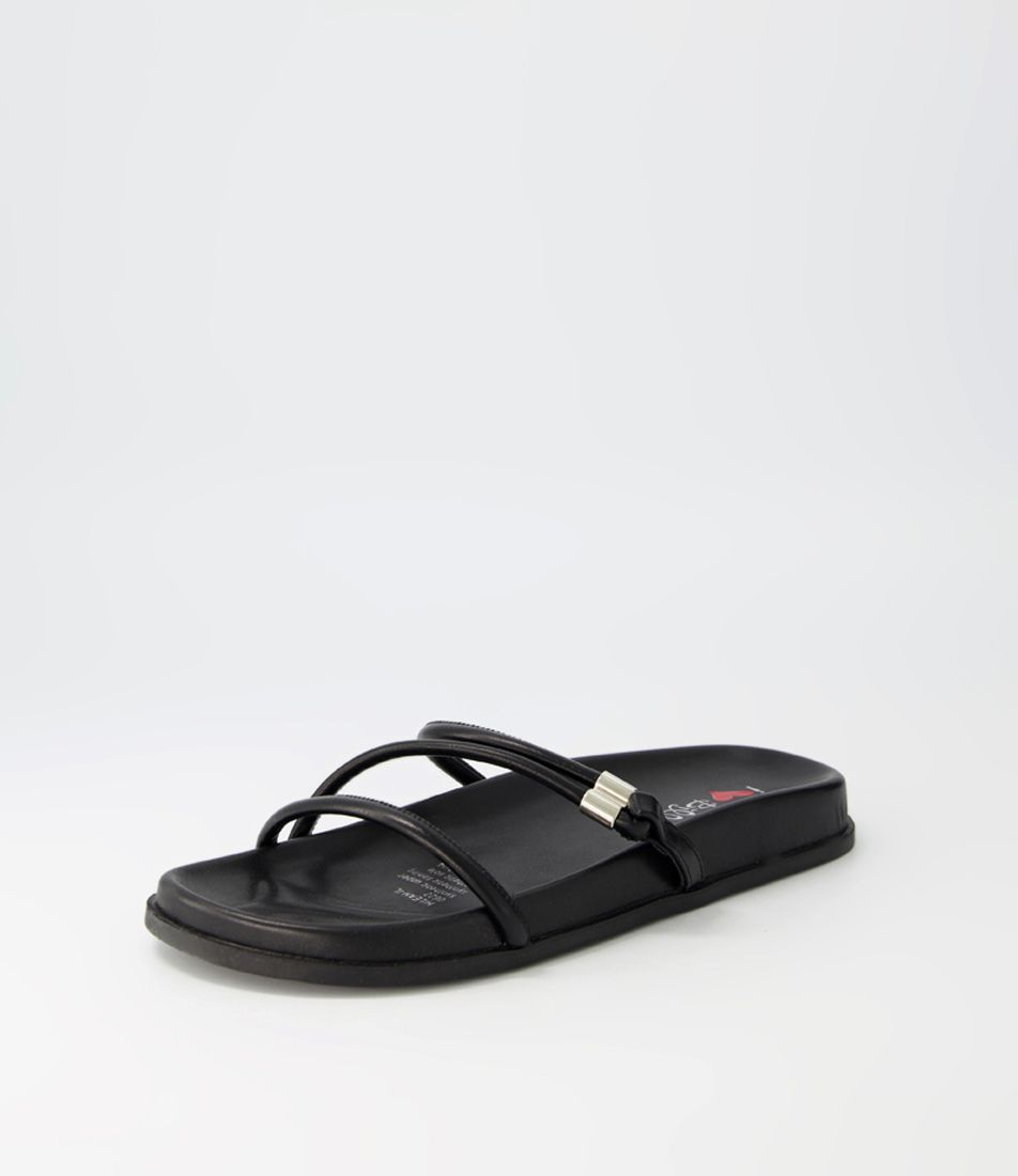 Hileah Black Sandals