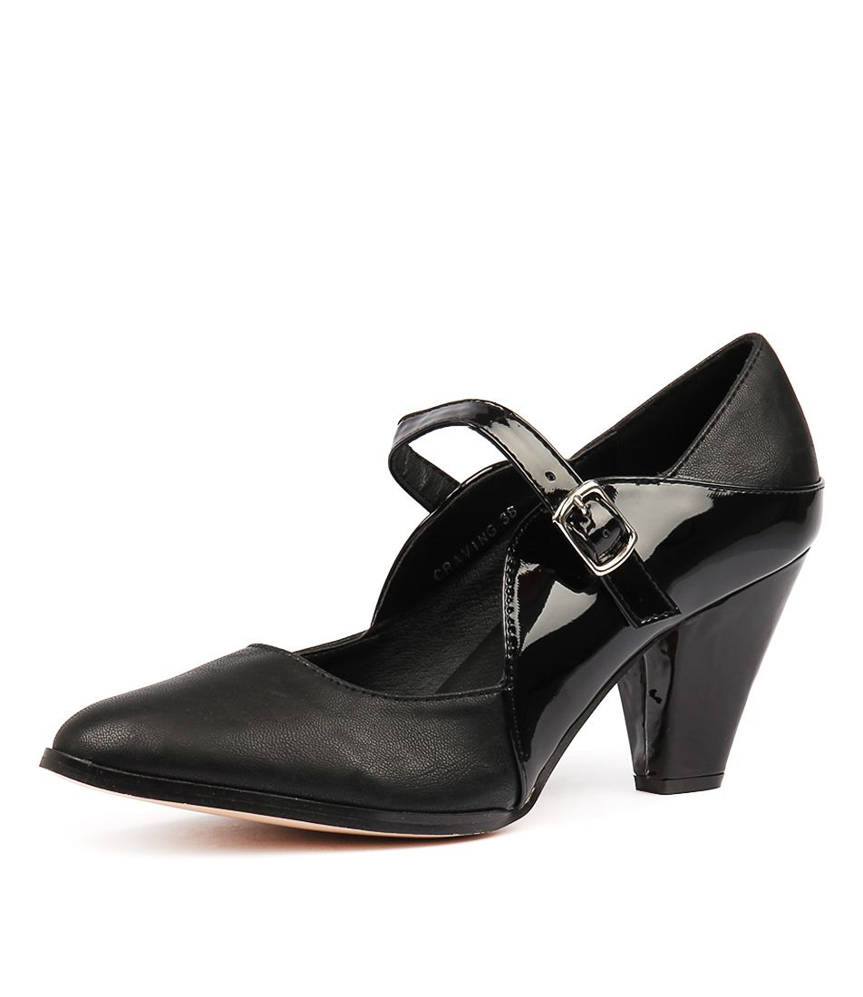 CRAVING BLACK PATENT SMOOTH
