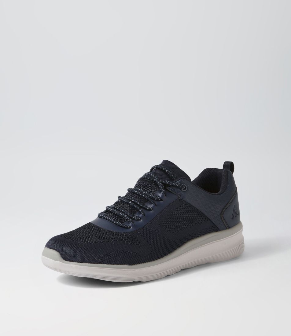 Drone Navy Knit Sneakers
