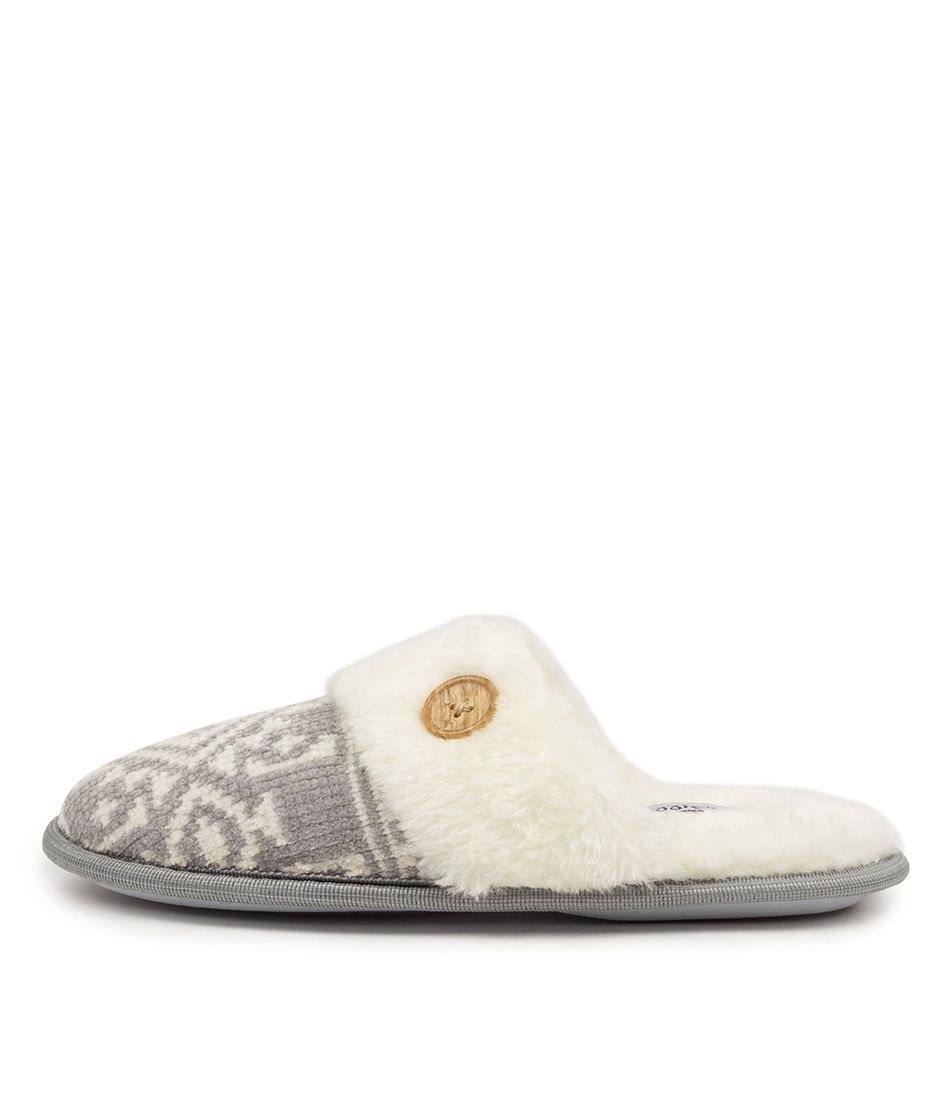 ICICLE GREY SLIPPERS