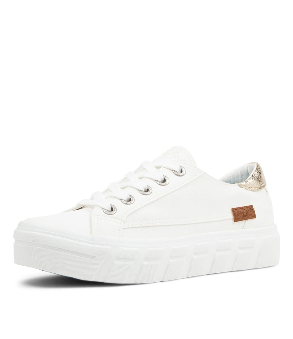 Sidekick White Champagne Canvas Sneakers