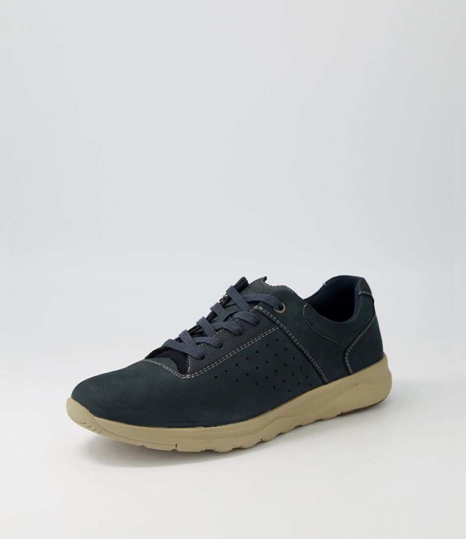 Mollard Navy Nubuck Sneakers