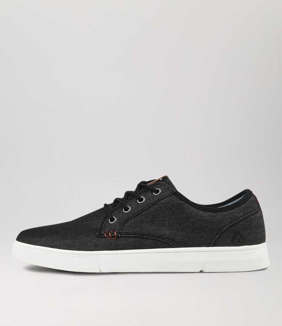 Albatross Mw Black Denim Canvas Sneakers