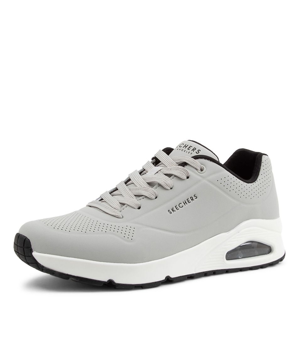 Uno Light Grey Black Sneakers