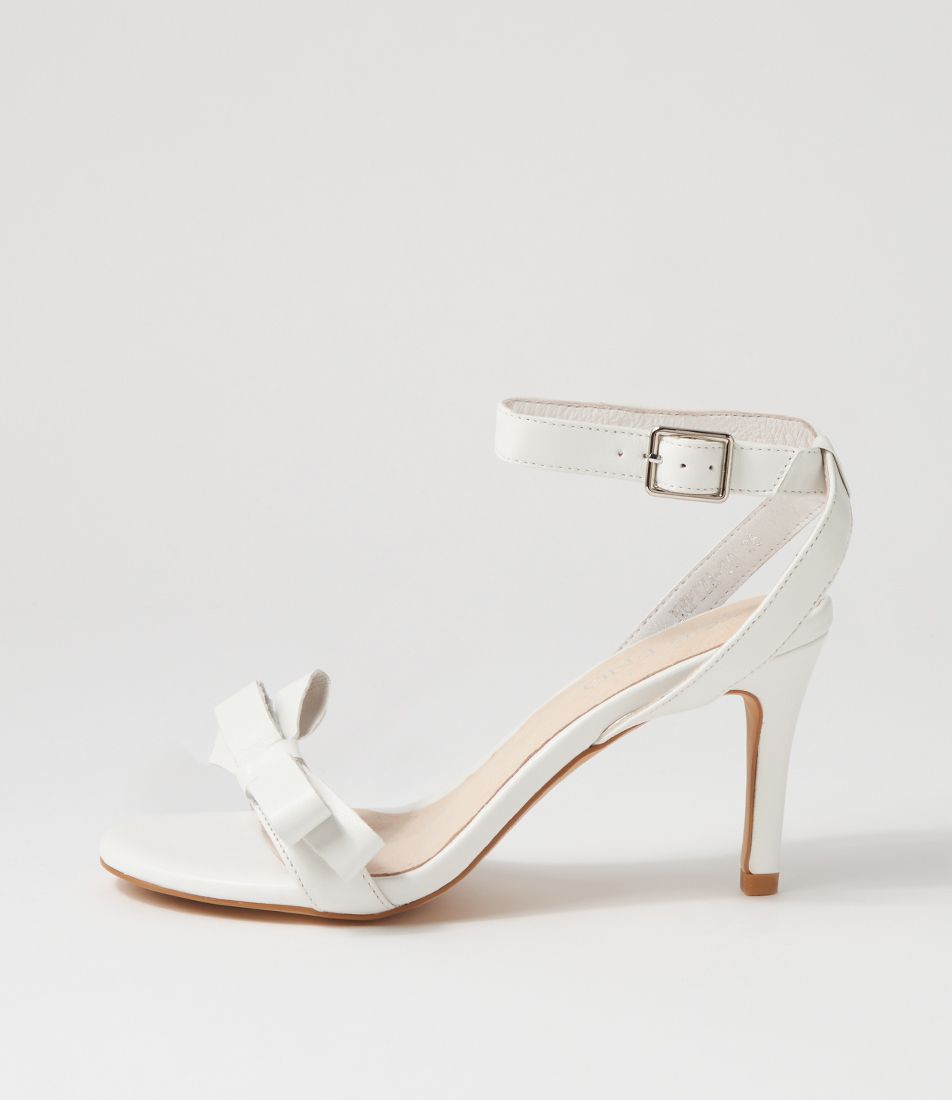 Nepiza White Leather Sandals
