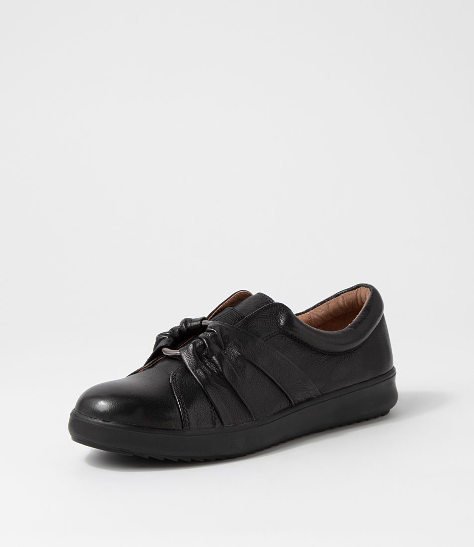 Zicci Black Leather Sneakers