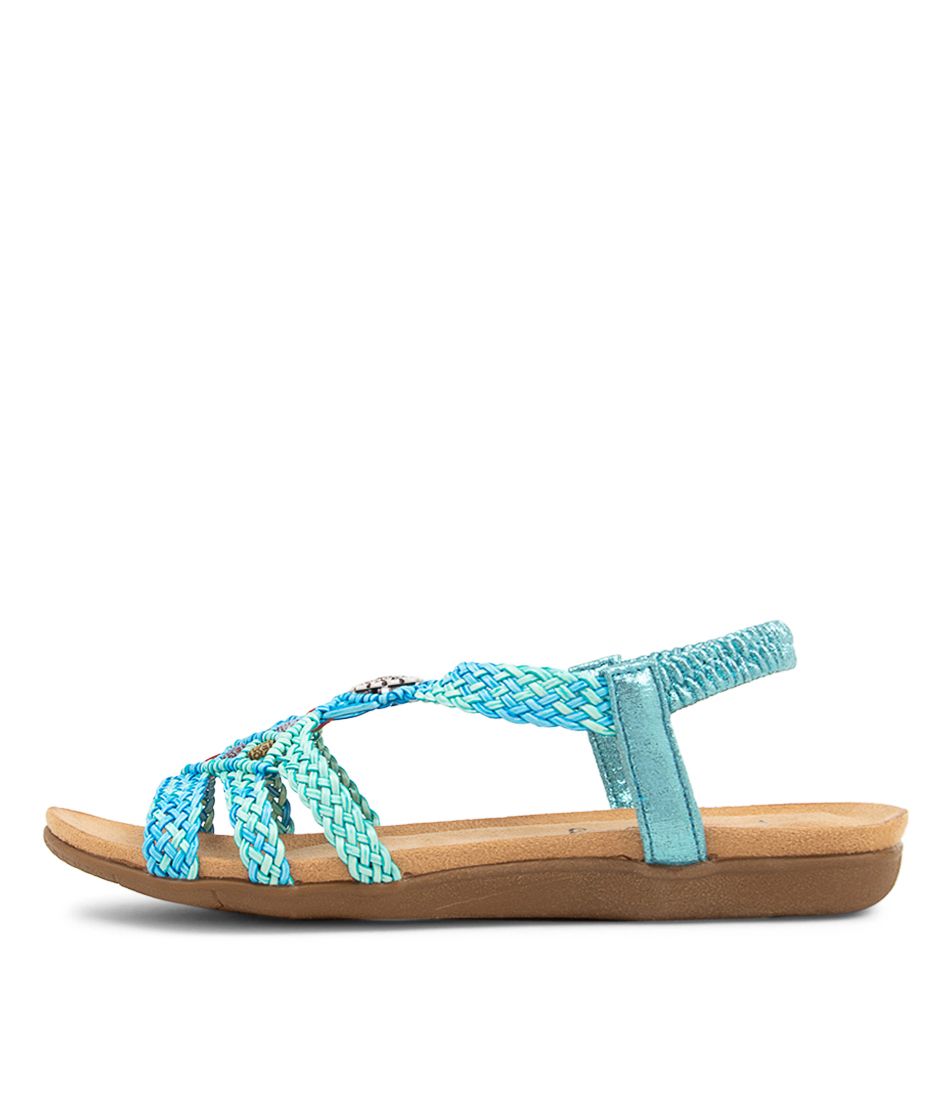 Fiorente Aqua Jade Multi Sandals