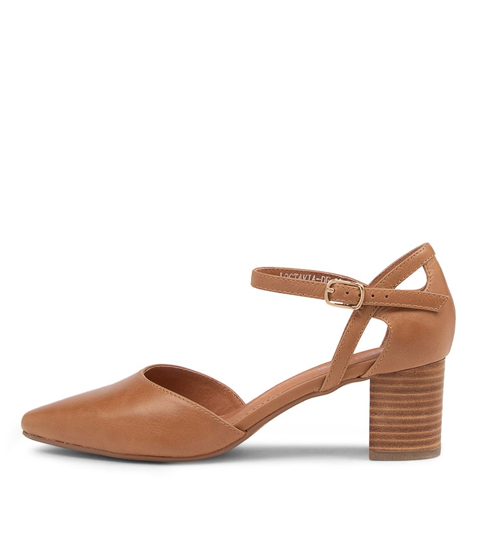 LOCTAVIA TAN LEATHER