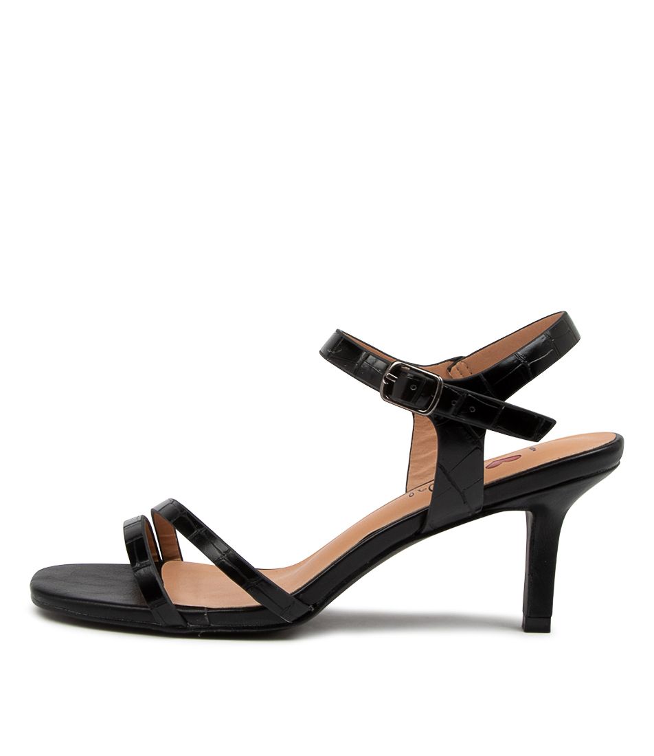 DANCY BLACK CROC SMOOTH