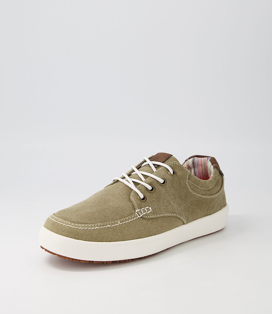Nilson Taupe Canvas Sneakers