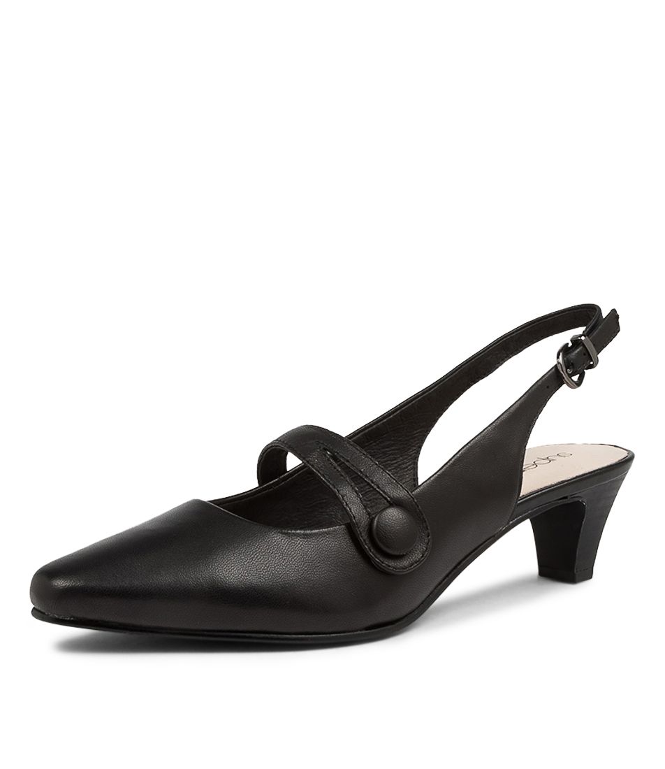 LONIAH BLACK LEATHER