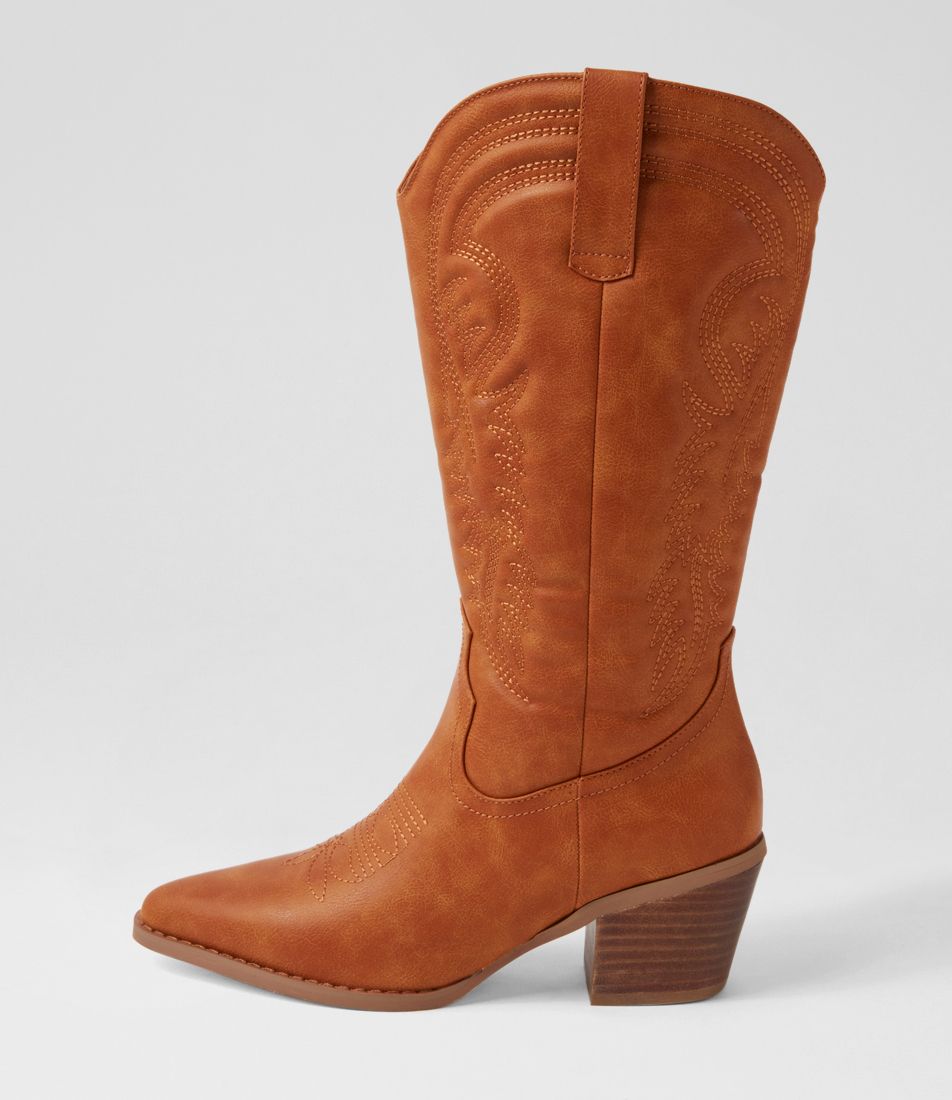 Yodel Tan Knee High Boots