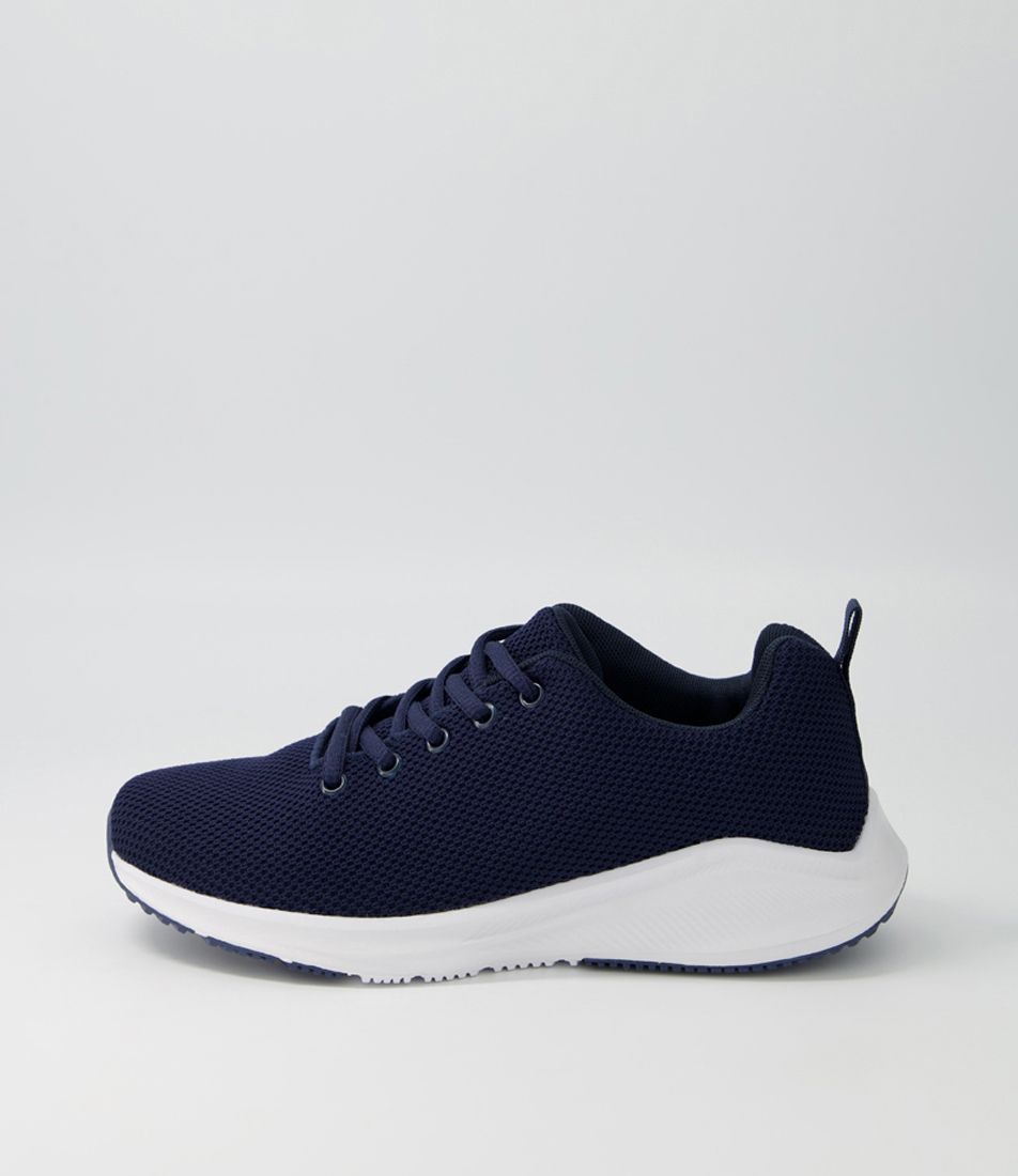 Potential Navy Mesh Sneakers