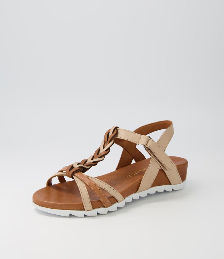 Sabin Camel BrownLeather Sandals