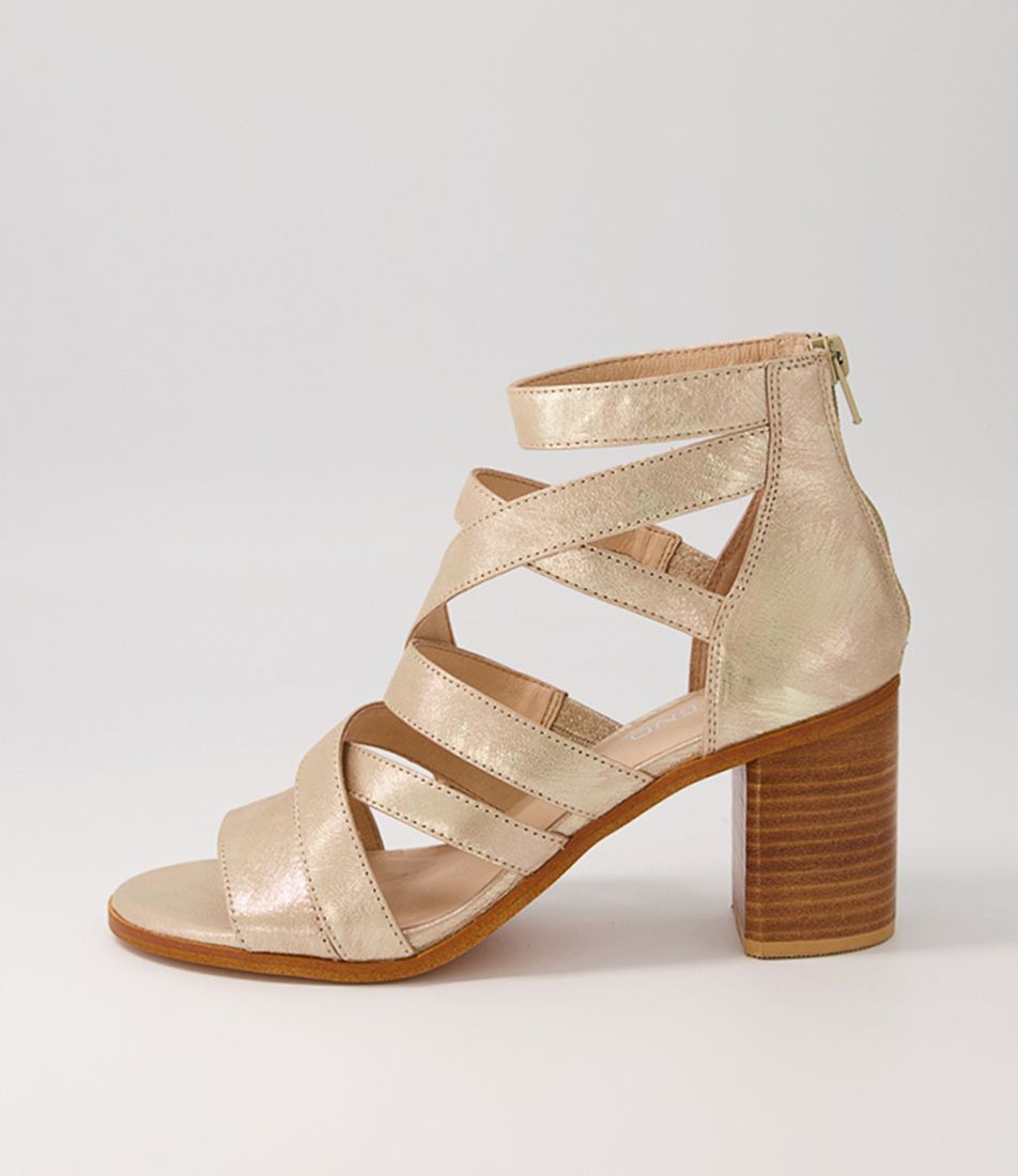Witt Gold Scratch Leather Sandals