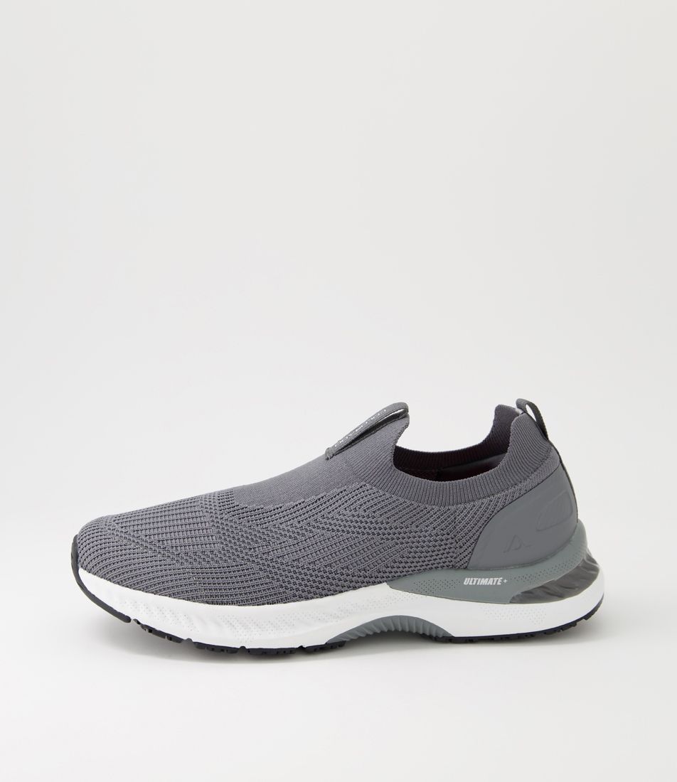 Cranes Dark Grey Recycled Knit Sneakers