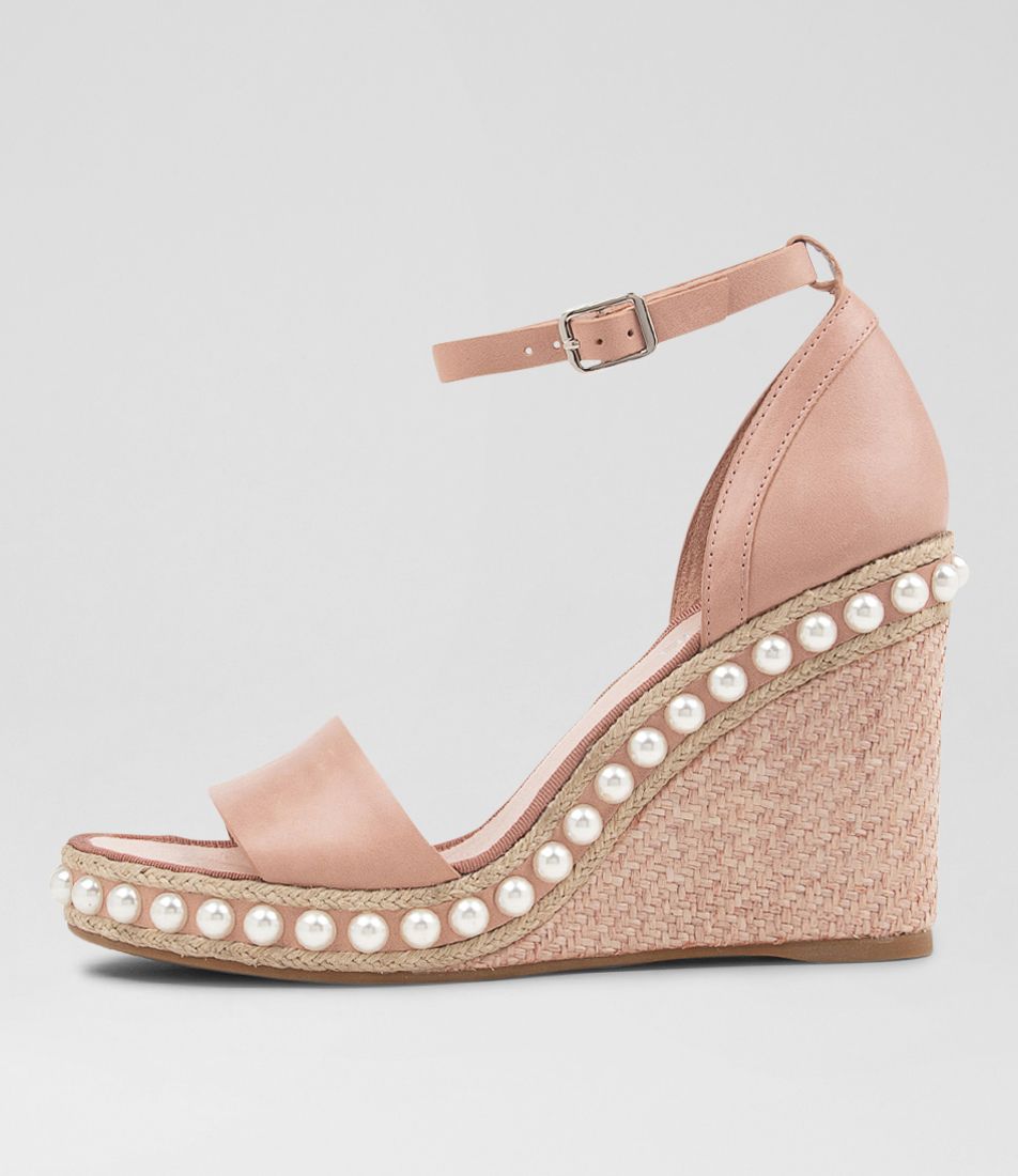 Epra Cafe LeatherWedge Espadrilles