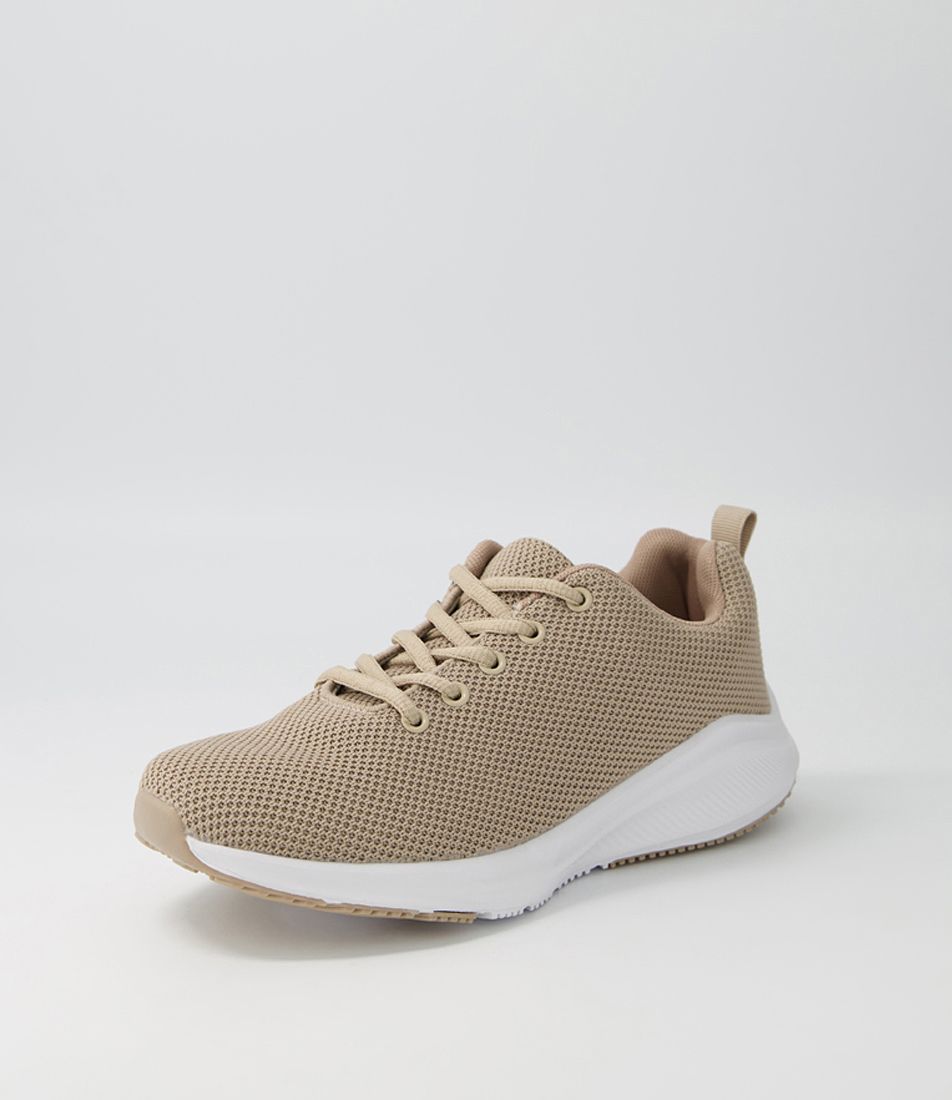 Potential Taupe Mesh Sneakers