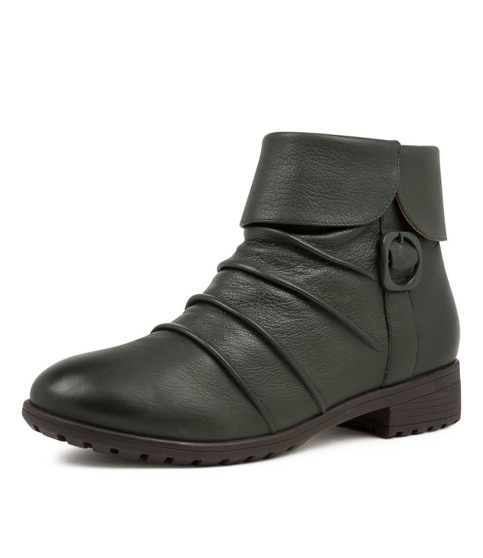 ELLINS FOREST LEATHER BOOTS