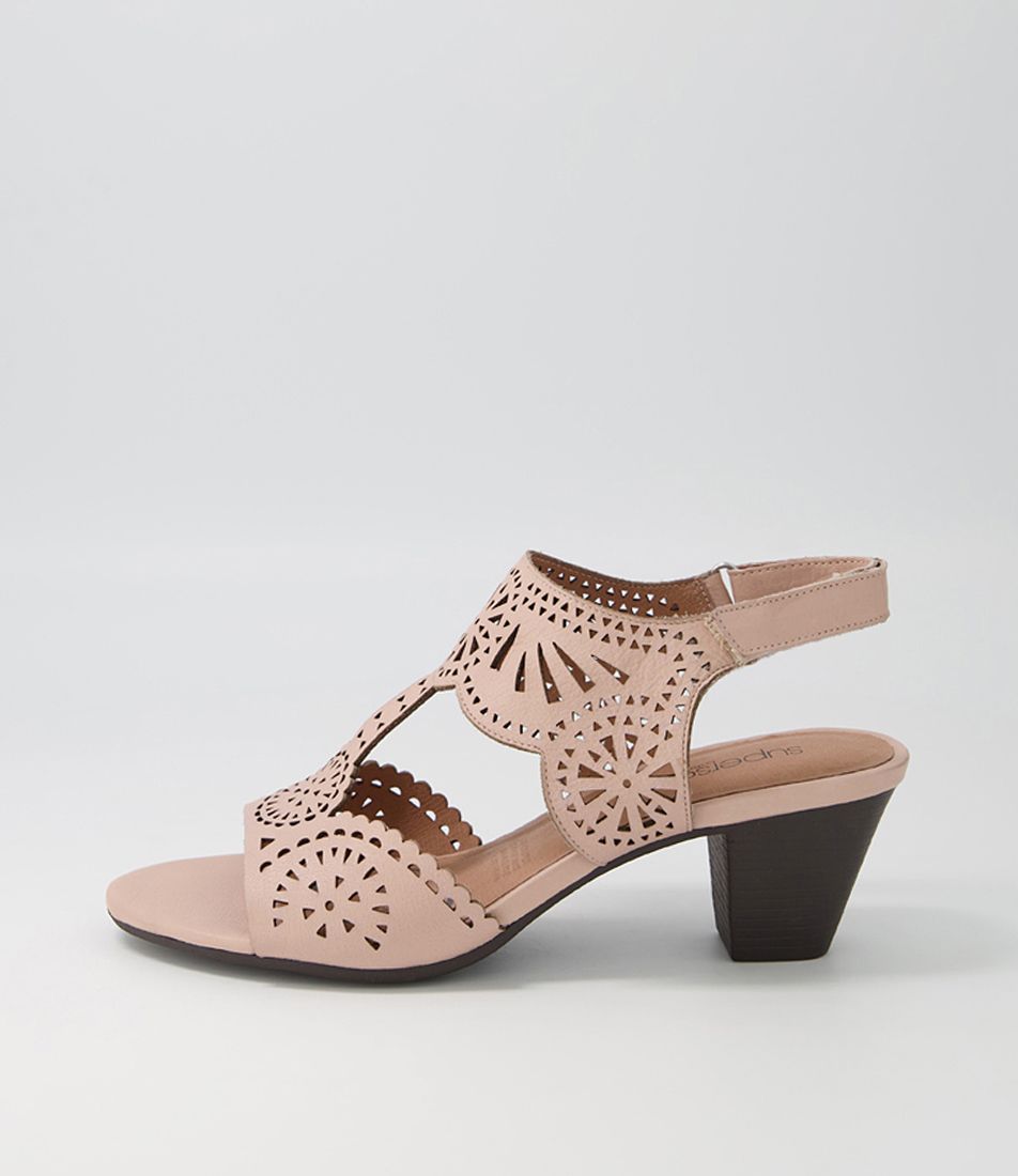 Ilive Warm Rose Leather Sandals