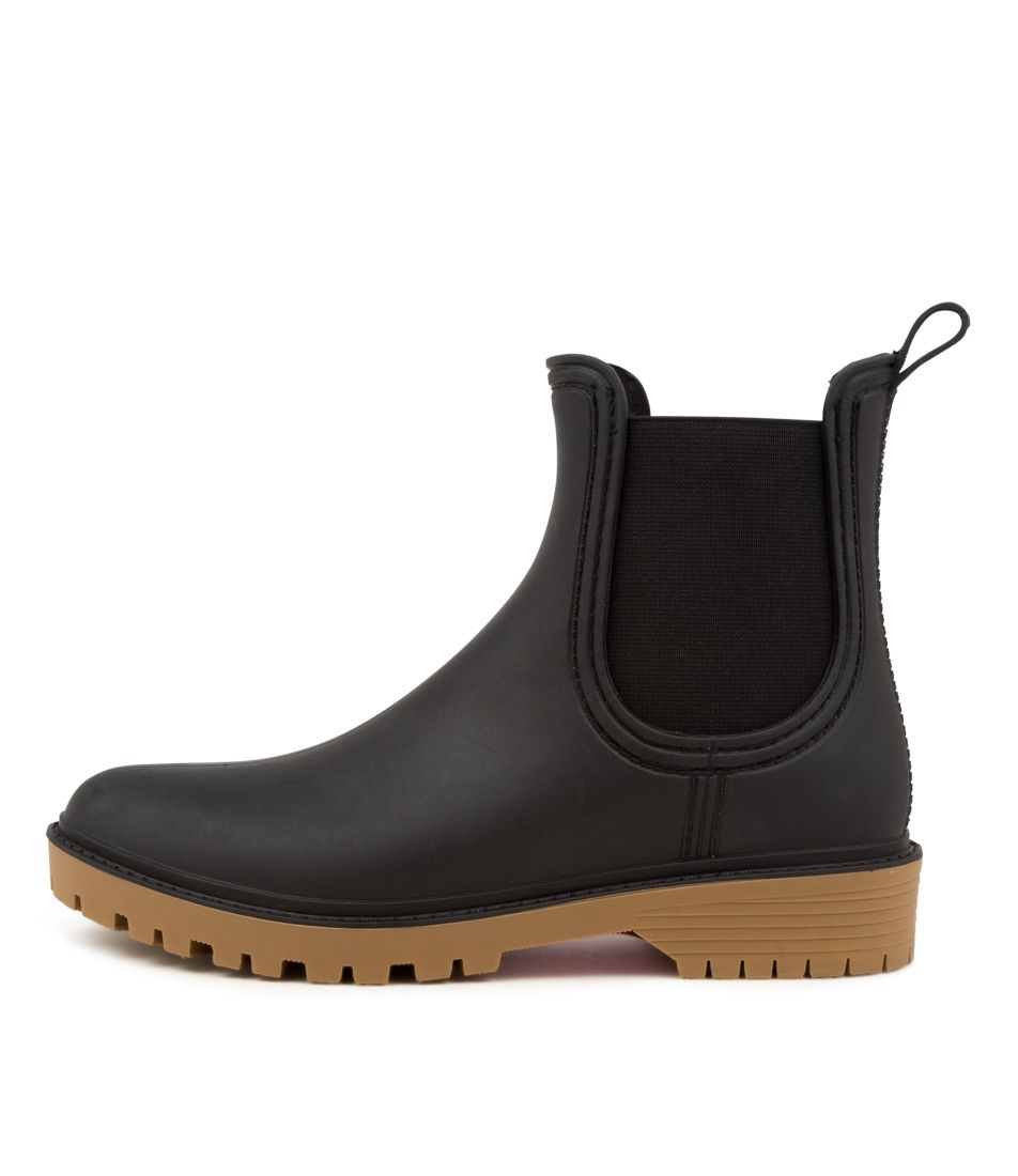 LAURINA BLACK GUMBOOT