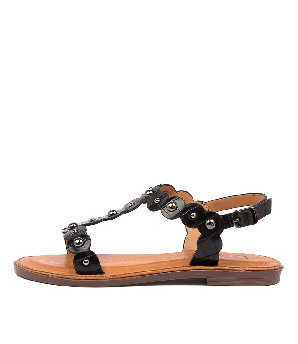 SAMANDA BLACK CROC SMOOTH