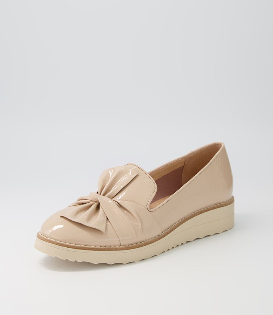 Oclem Latte Patent Leather Loafers NS