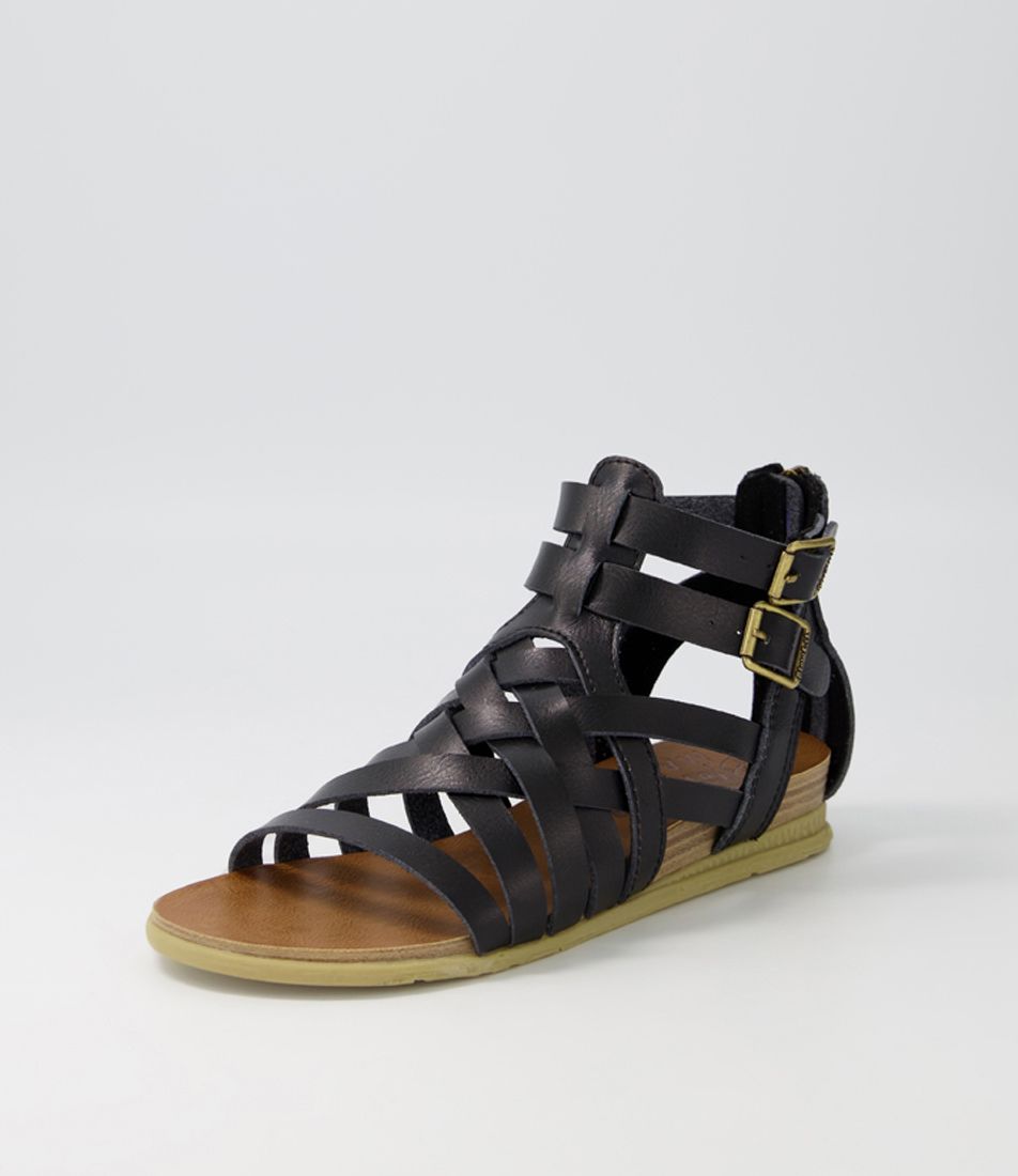 Bolivia Black Sandals