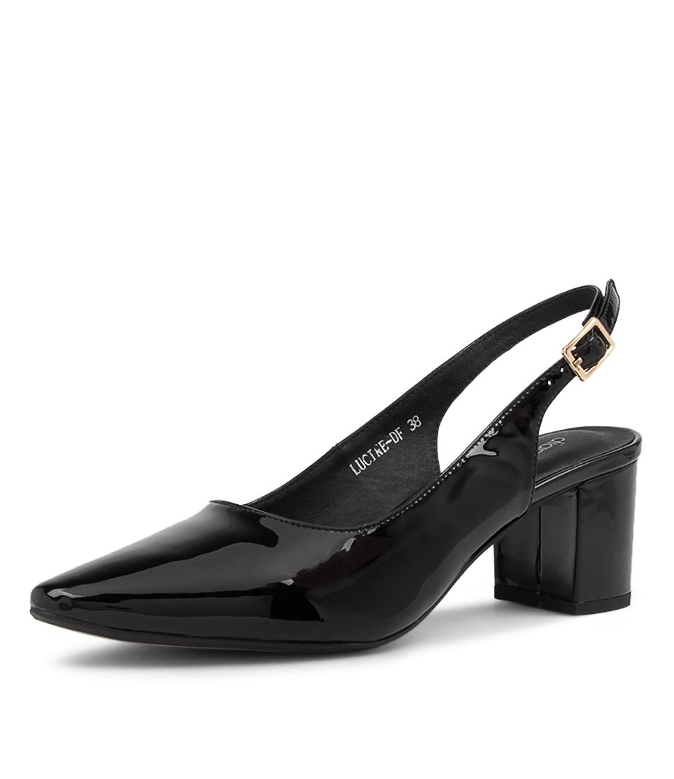 LUCINE BLACK PATENT LEA