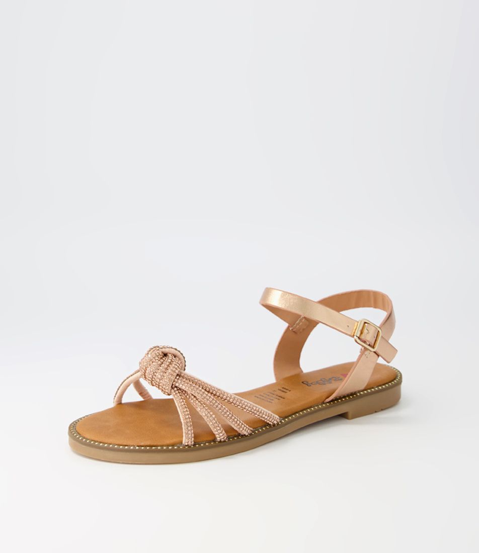 Aimie Rose Gold Multi Sandals