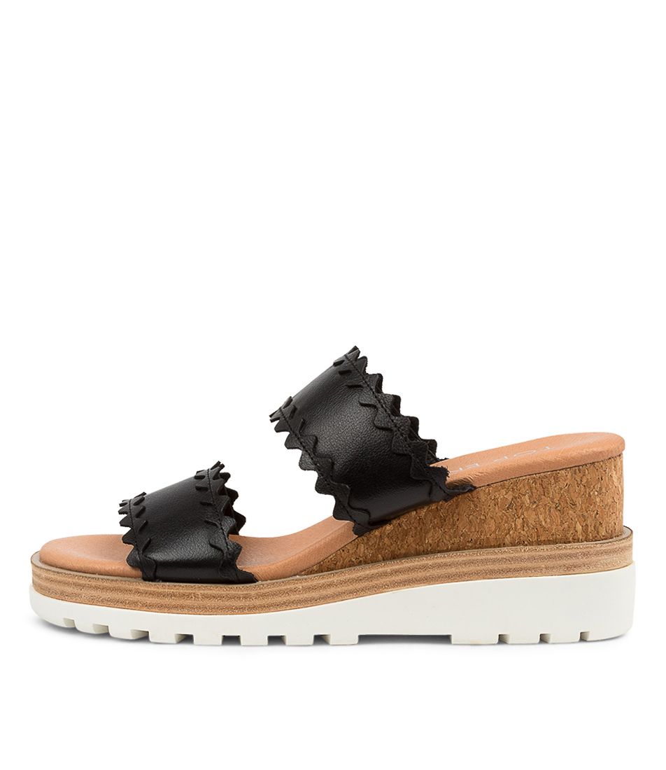 BREATON TO BLACK WHITE SOLE LEATHER