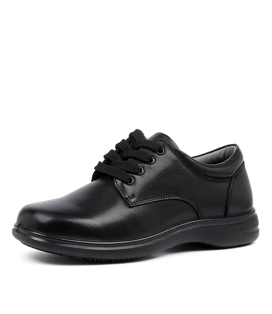 GRACE JNR E BLK LEATHER