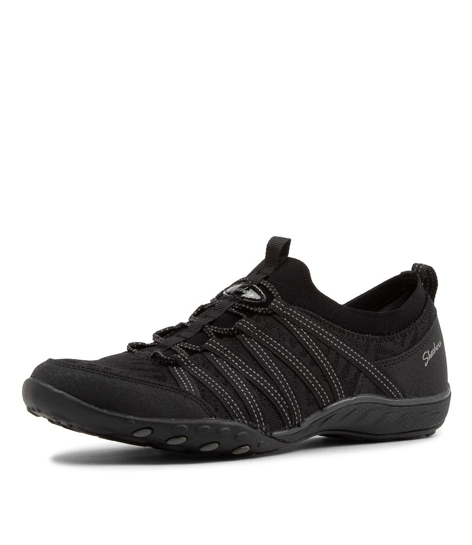 Breathe Black Mesh Sneakers