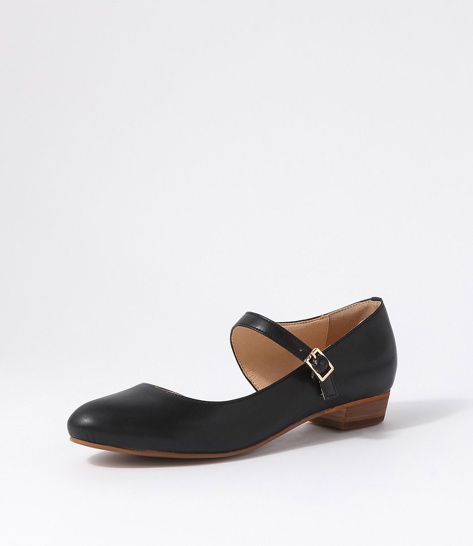 Etix Black Flat Shoes
