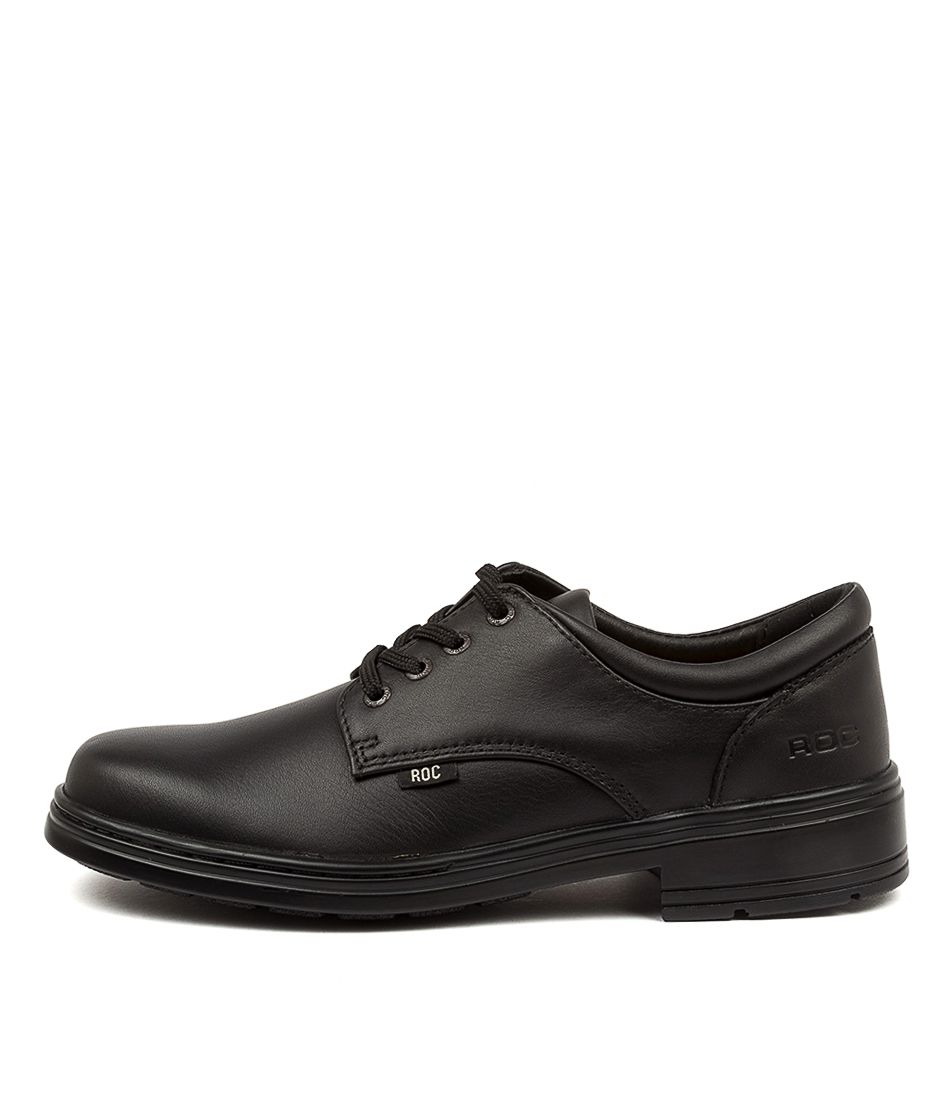 LARRIKIN SNR BLK LEATHER