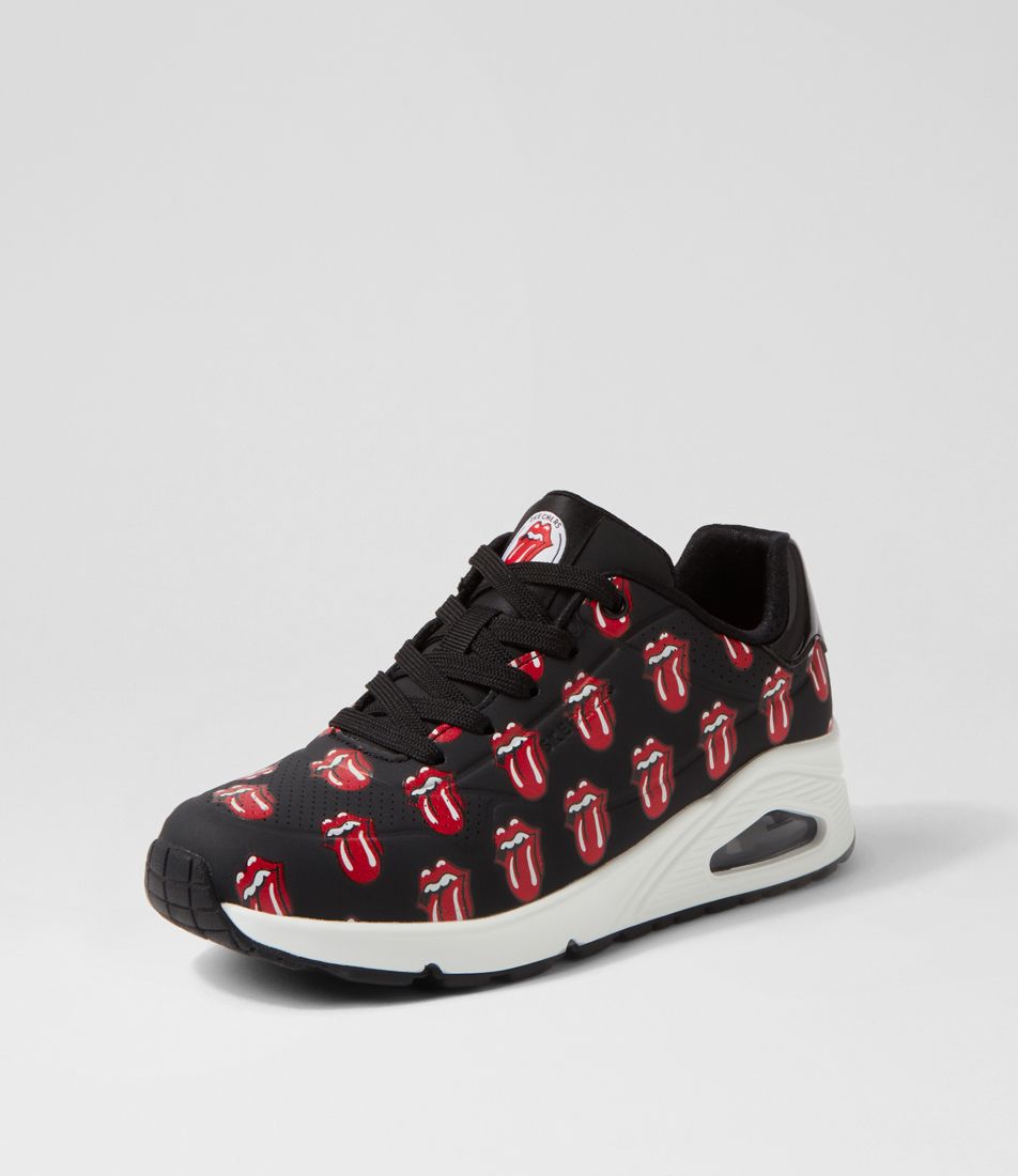 Uno Black Red Sneakers
