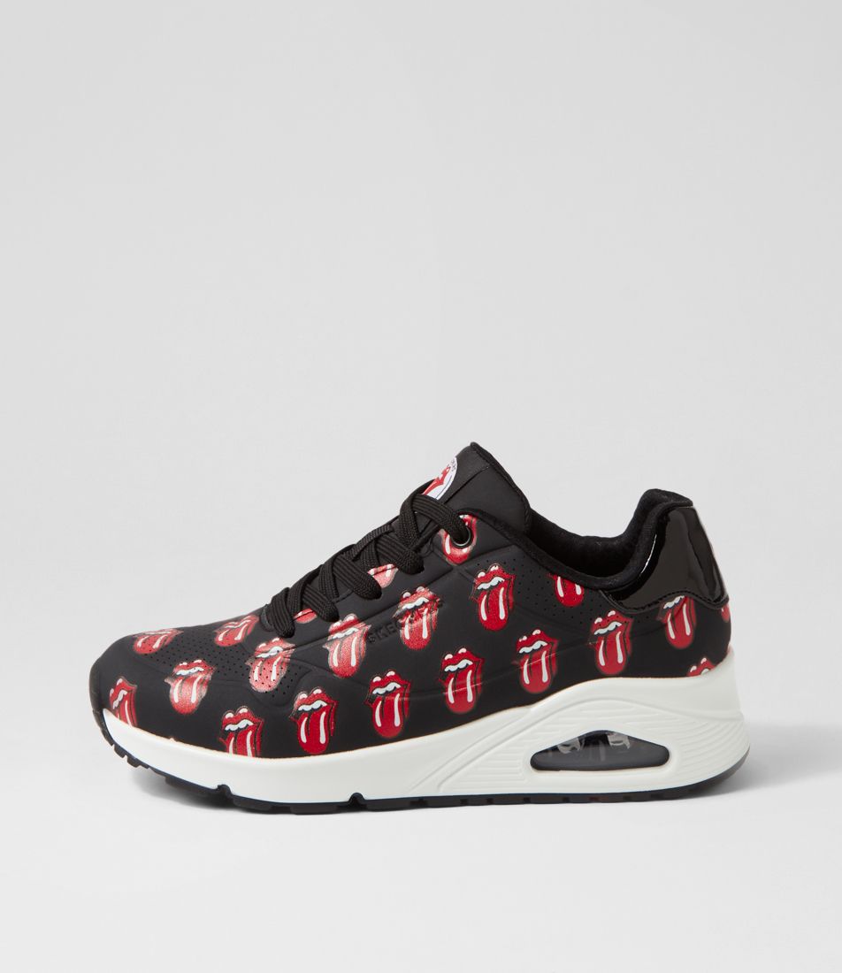 Uno Black Red Sneakers
