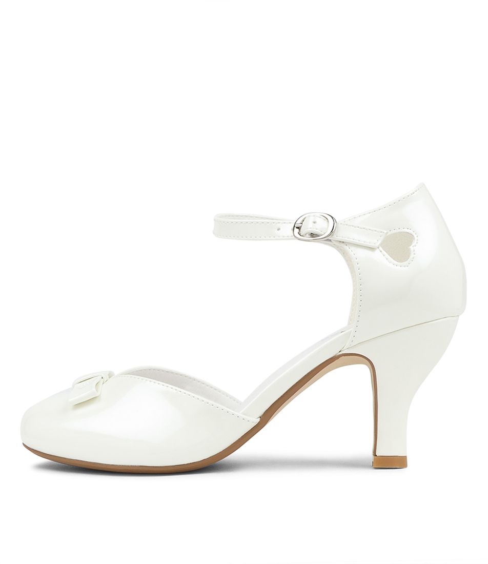 Moore Pearl Patent Pu Heels