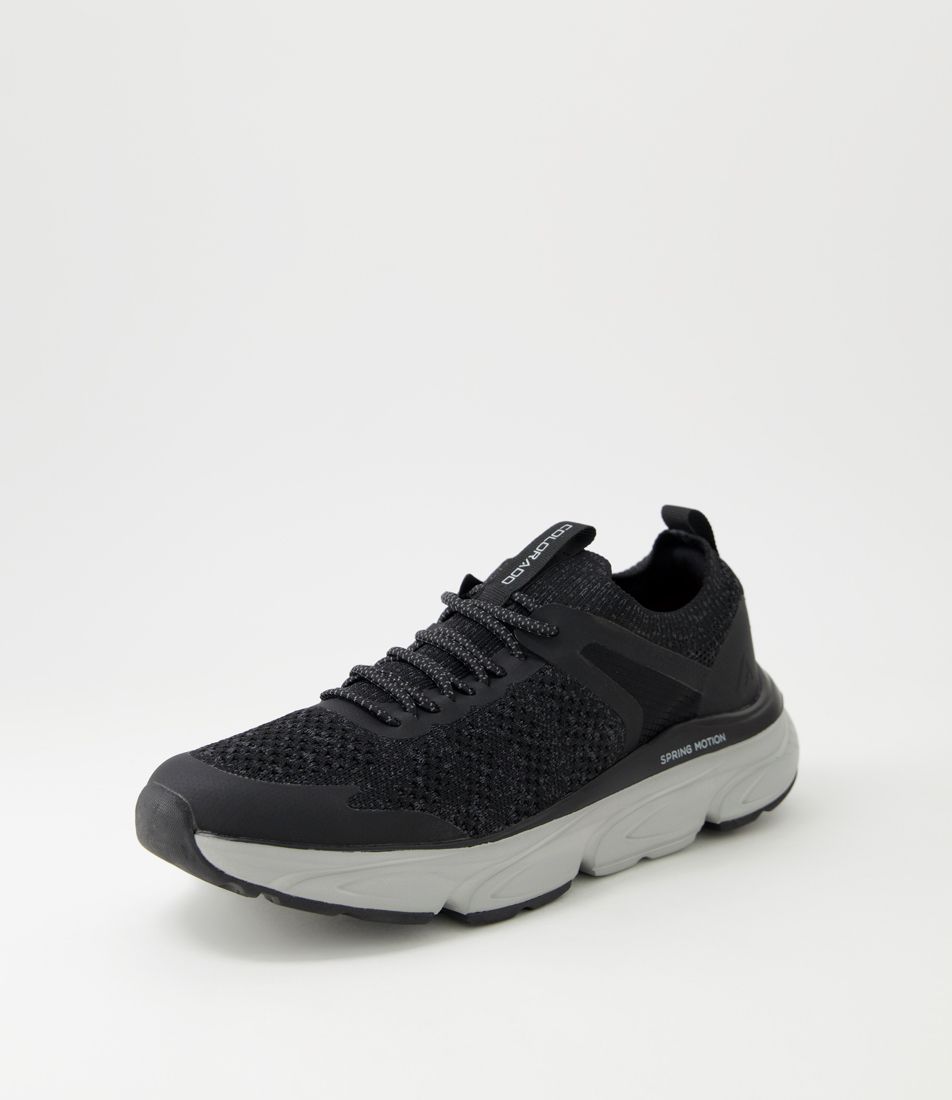 Vas Black Mesh Sneakers