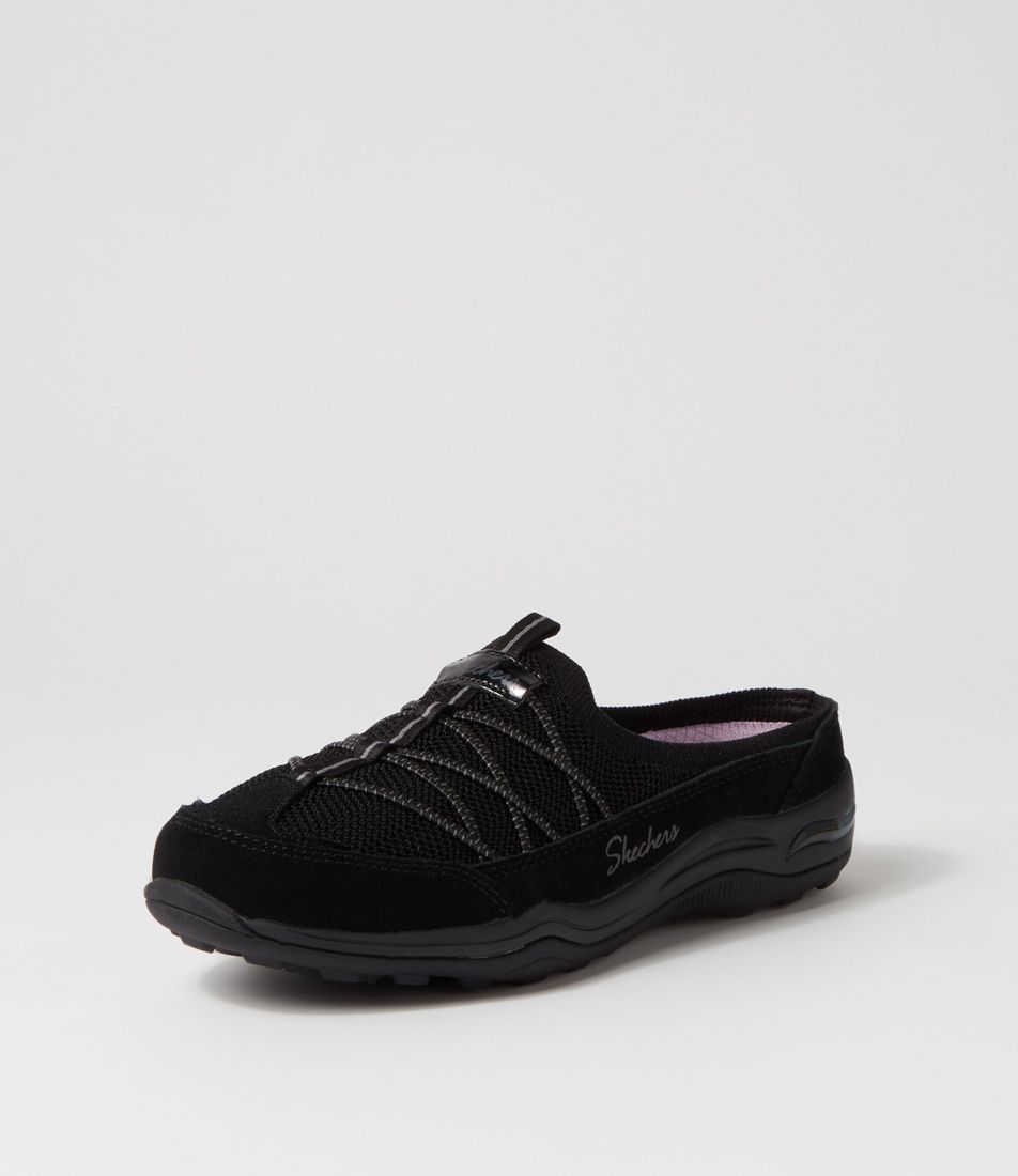 Arch Fit Commute Black Leather Sneakers