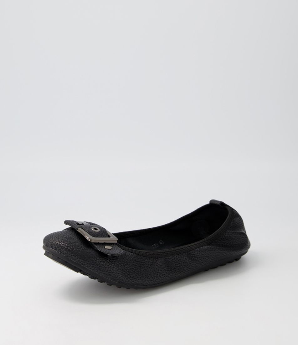Cory Black Ballet Flats