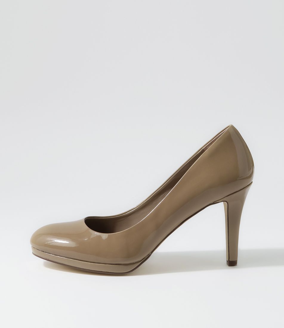 Galore Fawn Patent Leather Heels
